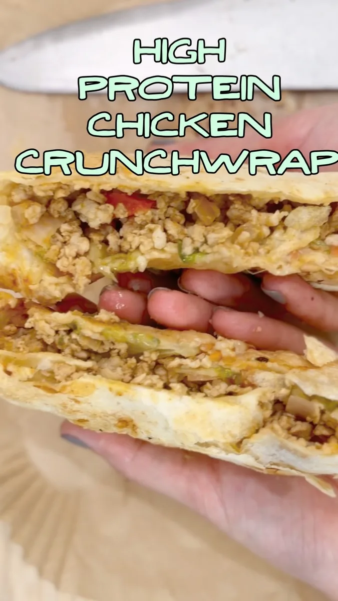 High-Protein Chicken Crunchwraps