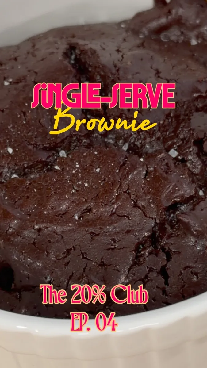 Single-Serve Ramekin Brownie